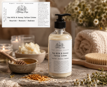 Oat Milk & Honey Tallow Crème -8oz